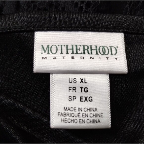 Black Lace Dress XL Knee Length Lined Witchy Goth Dark Renaissance Knee Length - Picture 9 of 13